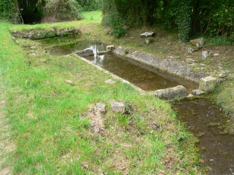 Le lavoir de l'étang du Bourg de Brie (Ph. G. BRANCHUT 2007)