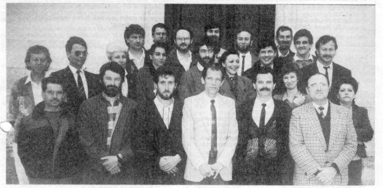 Le Conseil Municipal élu le 19 mars 1989 (Ph. Michel BUISSON)