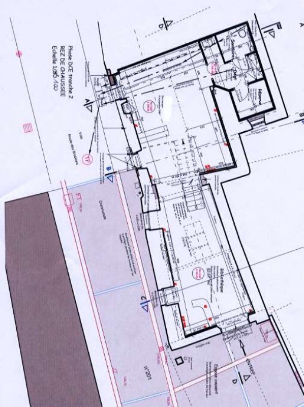Le plan du 1er étage (Archives Mairie)