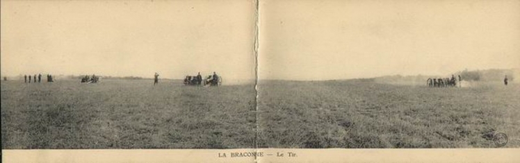 Photo panoramique de Tirs sur le champ de tir (Col. Ch. RAMBLIERE)